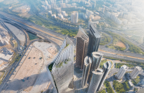 Exterior view of Tiger Sky Tower by Tiger Properties