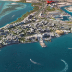 Freehold villas for sale in Yas Acres Abu Dhabi with golf course view .