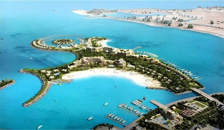 Al Marjan Island Ras Al Khaimah beachfront properties for sale, high ROI investment.