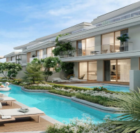 Private rooftop pool with panoramic city views