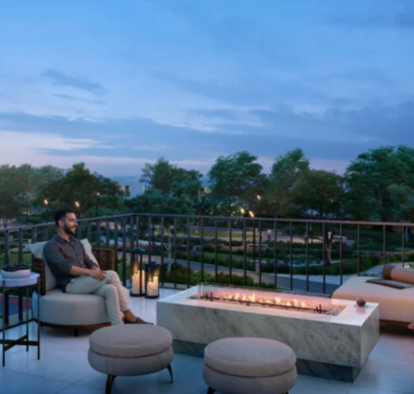 Modern 4-bedroom townhouse exterior at Equestra by EMAAR in Dubailand.