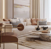 Smart Home System device on a living room table