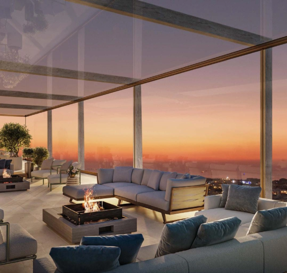 Unfinished Shell & Core office space with panoramic views in the AHS Luxury Office Tower