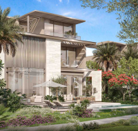 Lush park with jogging track and greenery