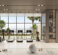 Modern fitness center with advanced equipment.