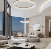 Private residence interior at The S in Sobha Hartland II with Italian-inspired detailing