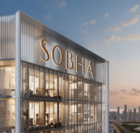 Modern bathroom featuring smart mirror and porcelain tiles