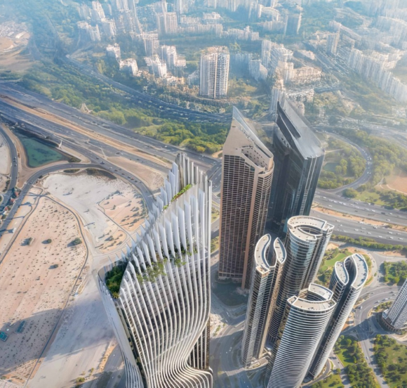 Exterior view of Tiger Sky Tower by Tiger Properties