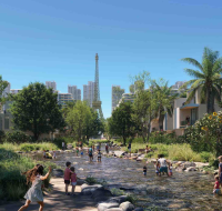 Outdoor play area at Rayhan 1 by BT Properties